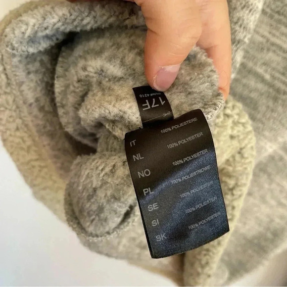 KUHL Alaska 1/2 Zip Jacket Light Gray Cozy Winter Sweater Fleece Women’s - Picture 8 of 10